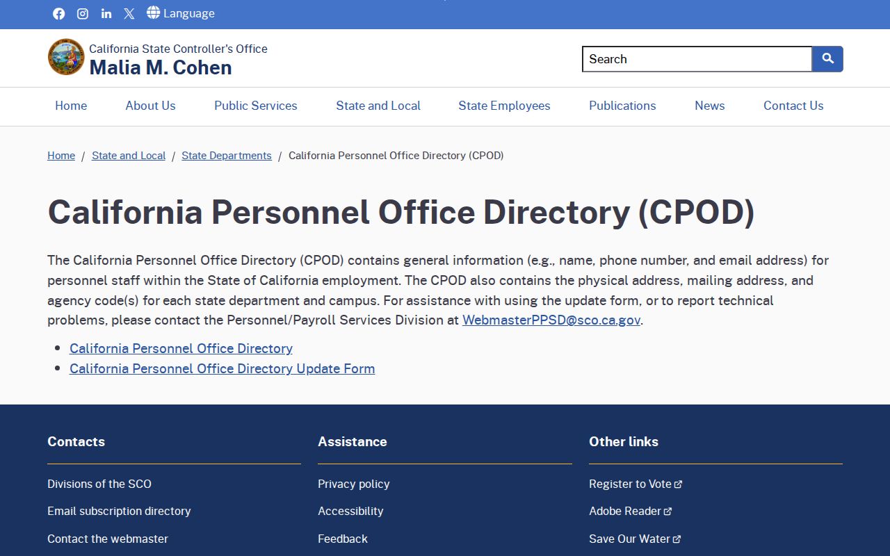 Yuba City people directories California personnel office contacts